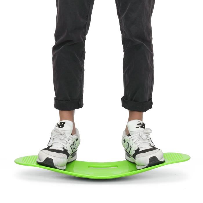 TEMPSA Unisexe fitness planches d'exercices entraînement Balance équilibrage 60X25cm VERT