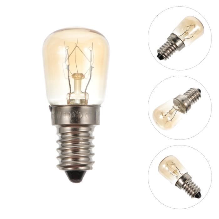 3 pièces E14 lampe de four 25 W résistant à la chaleur micro-ondes halogène ampoule appareil lumière