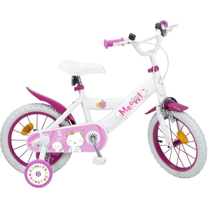 Pik&Roll - Vélo pour enfant -Ice Pink- - 14- - -Blanc/Rose-