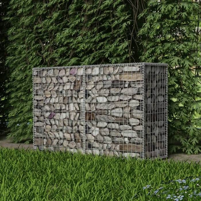 vidaXL Panier de gabion Acier galvanisé 150x50x100 cm
