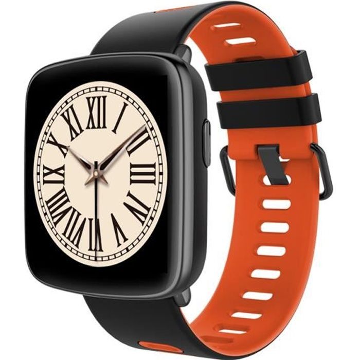 Willful Montre Connectée Homme Femme Smartwatch Peut Répondre et Passer des Appels - Rouge