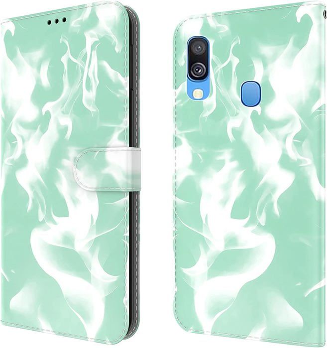 Custodia Portafoglio Huawei P Smart 2019 E Honor 10 Lite: Rilievo Gatto Cane, Pelle PU Morbida
