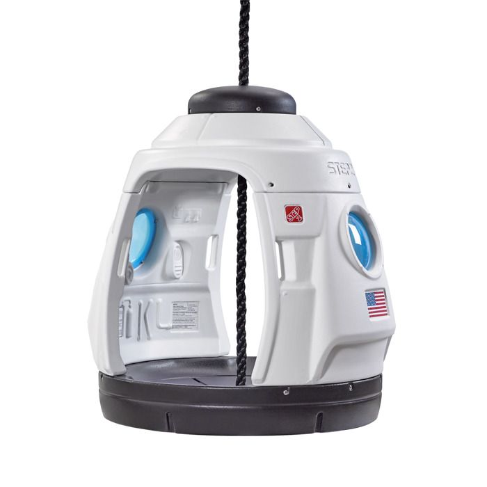 Balançoire 2-en-1 - Step2 - Space Capsule - Double - Plastique durable - Utilisation extérieure