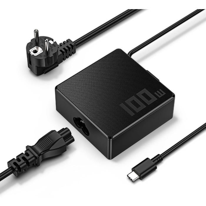 Chargeur USB-C 100W Universel - Compatible MacBook, Dell, HP, ASUS, Lenovo - Alimentation Portable Puissante
