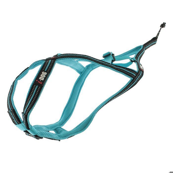Harnais pour chien I-DOG Canicross X-Back ONE - Bleu - M Harnais pour chien I-DOG Canicross X-Back ONE - Bleu - M