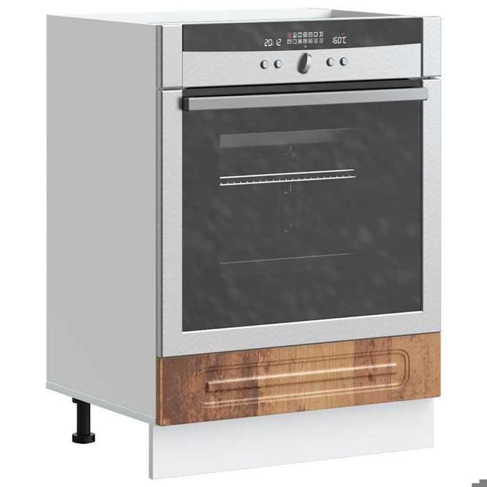 RUIG - NEUF Buffet/Meuble cuisine Armoire à four - LEMON - Kalmar vieux - bois - bois dingénierie FFR46408