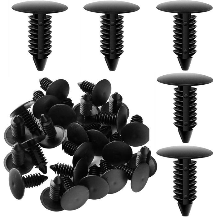 Clips de Fixation Voiture, 18 Taille Agrafe Voiture Convient à la
