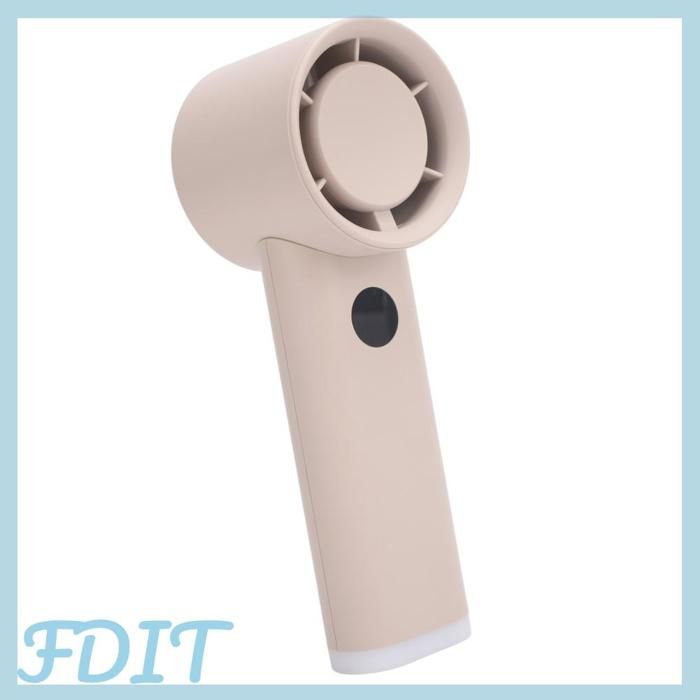 GOTOTOP Ventilateur portatif (Abricot) Fan Portable LED Puissance Daffichage Réglable Fan Portable Lumi sport materiel Abricot - Goto