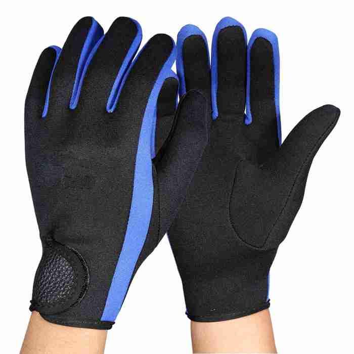 AUCUNE Gants de sports nautiques 1 paire/ensemble plongée en néoprène plongée en apnée sport pantalon Noir Bleu M pour 150-155cm