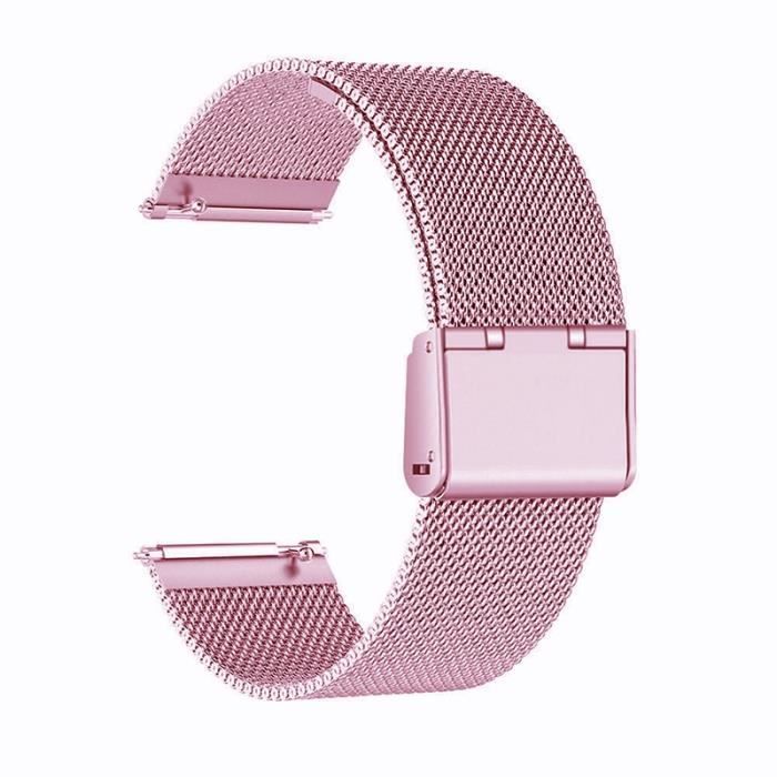 Maille rose Amazfit Bip U Pro-Bracelet de montre en métal 20mm