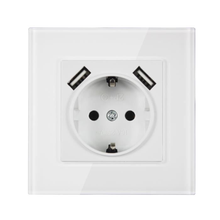 Double usb socket Ue Plug-Prise murale USB 2020 nouveau style Livraison ...