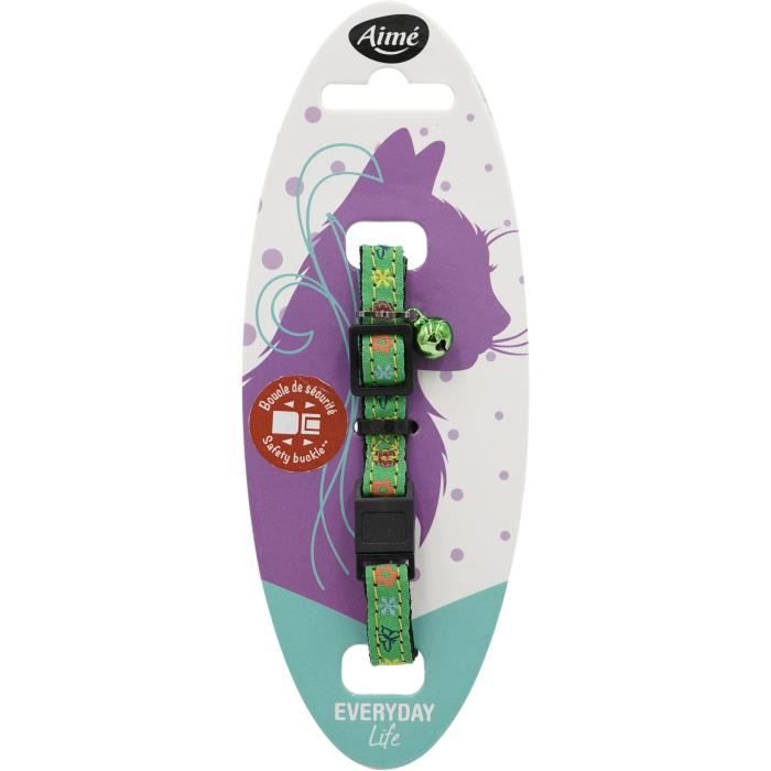 Comparer les prix de Collier pour chat - AIME - Spring - Ajustable - Cuivré grelot argenté