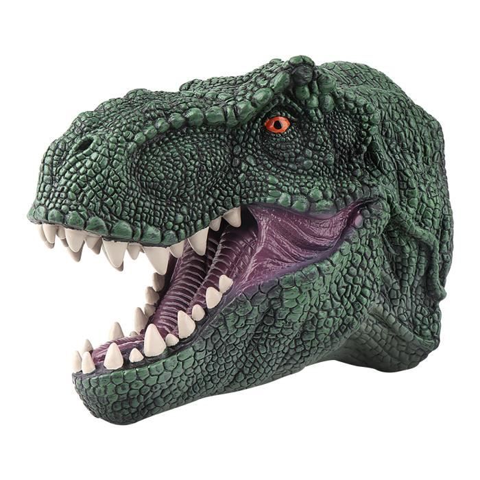 Marionnette Dinosaure En Caoutchouc Souple - Jouet Main Enfant Interactif | Cadeau Anniversaire/Halloween