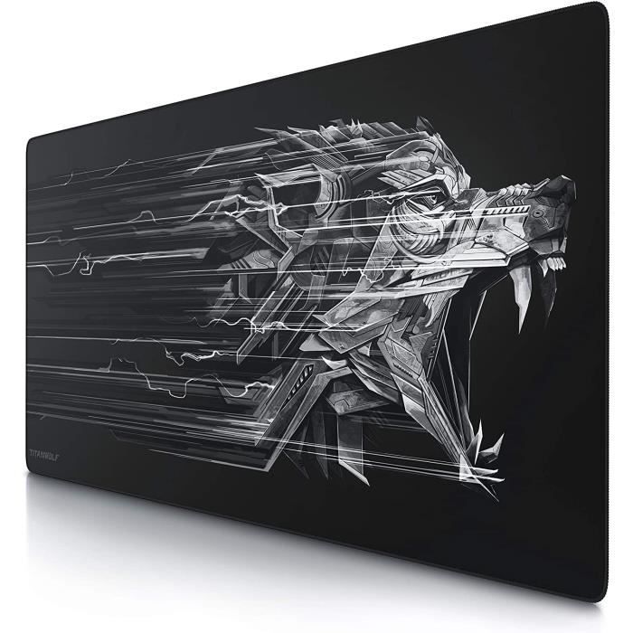 Titanwolf Tapis de Souris de Gaming avec Motif Taille XXL 1200 x 600 mm[600]