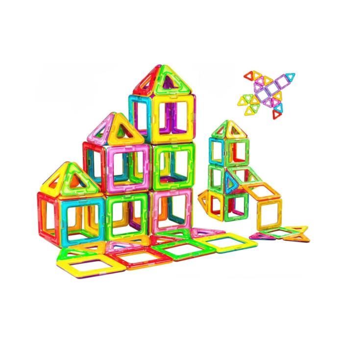 Limmys Jeu de Construction magnétique – Blocs aimantés pour garçons et Filles – Jouet éducatif STEM – Contient 42 Blocs magnétiques et Un livret d'idées de Construction | Votre wishlist sur
