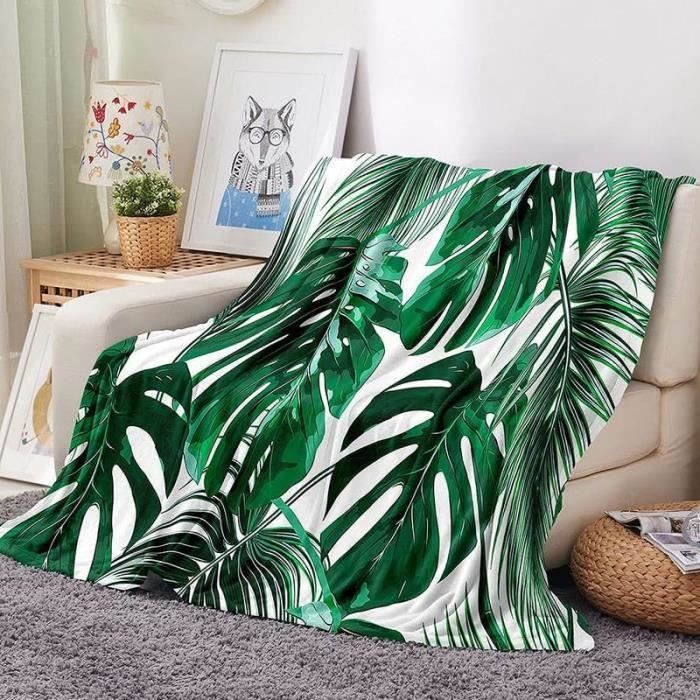 Couverture Polaire Mezzar En Flanelle Douce - Taille 130x150 Cm, Kaki - Pour Canapé, Lit, Camping - Légère Et Chaude Toute L'année