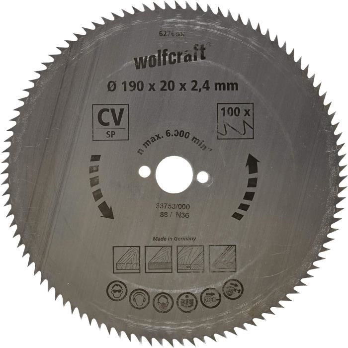 Compatible Multimarques Lame Scie Circulaire Saxton 160mm - 48 Dents TCT, Pour Festool, Bosch, Makita Compatible Festool Bosch