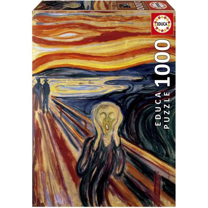 Puzzle EDUCA Le Cri Edvard Munch 1000 pièces