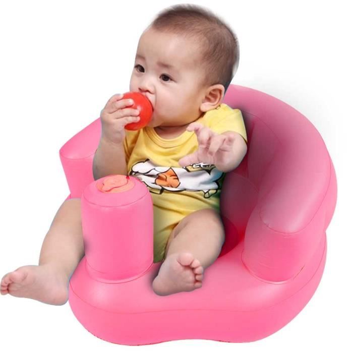 Hao Chaise Gonflable Pour Bebe Avec Siege De Bain A Pompe Et Fauteuil De Jeux Pour Enfants Rose Cdiscount Jardin