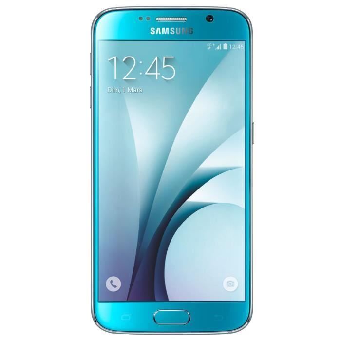 Téléphone portable Samsung Galaxy S6 bleu topaze reconditionné