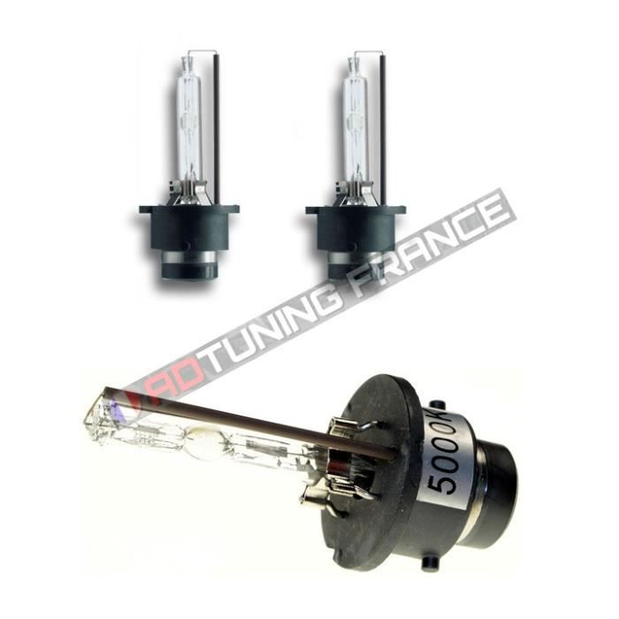 2 AMPOULE XENON DE RECHANGE EN CULOT D2S - COULEUR 5000K ULTRA BLANC