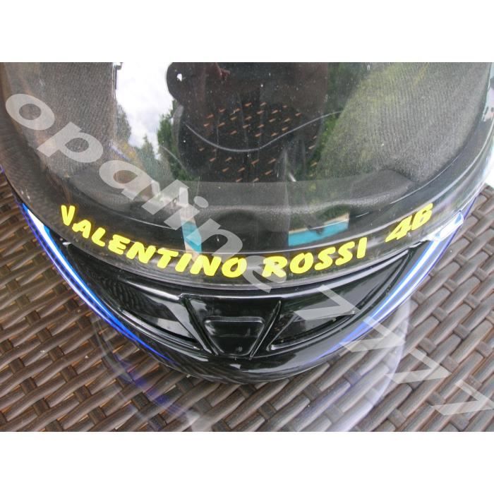 sticker visiere casque valentino rossi cdiscount auto