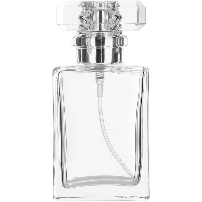 Flacon Pulvérisateur De Parfum Rechargeable En Verre Plat - 15/30/50 Ml - Vide