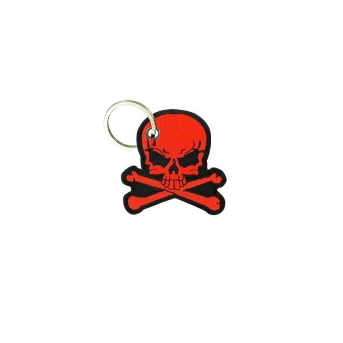 Porte-clés Brodé Patch Militaire ARMY - Motif Moral, Tissu, Fabriqué En France