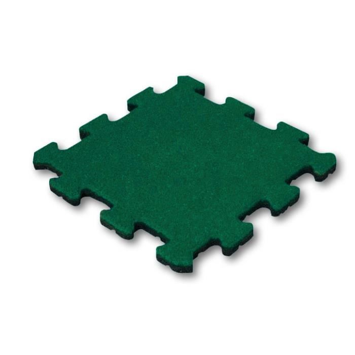 Dalle amortissante Puzzle 25 mm - 50 x 50 cm - vert