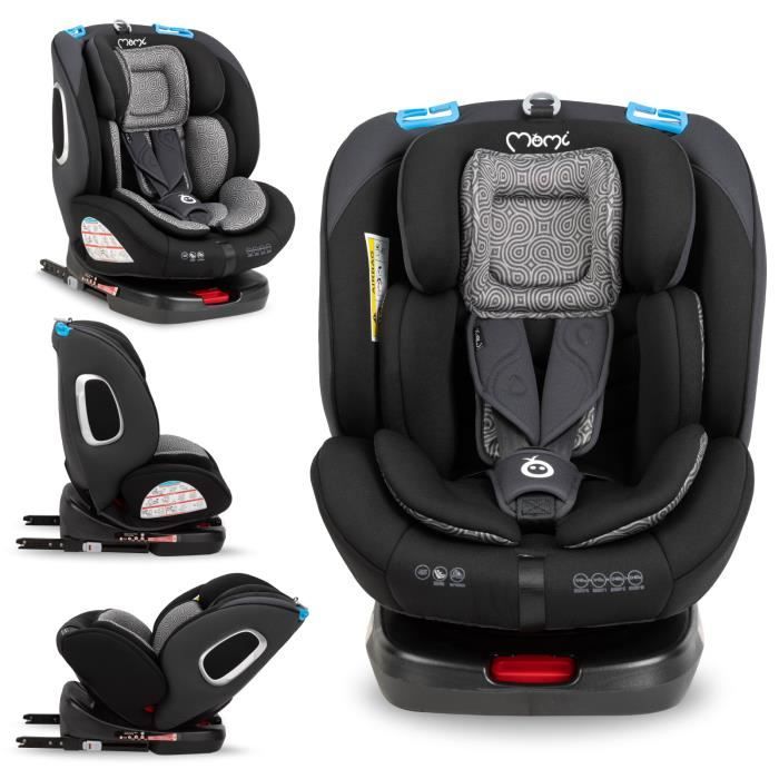 LETTAS Siège Auto ISOFIX Groupe 3 Rehausseur Voiture Enfant