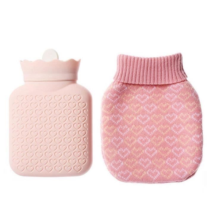 Bouillotte Bouteille D Eau Chaude En Silicone Avec Housse Chaleur Et Confort Dans Voyage Voiture Bureau Maison Rose 240ml Achat Vente Bouillotte Electrique Cdiscount