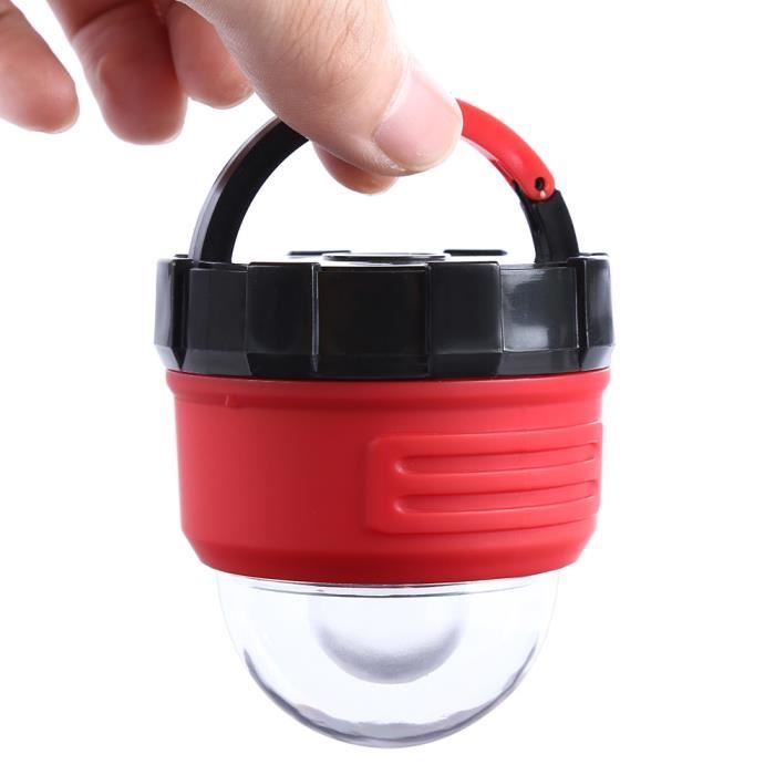 Portable camping en plein air lumière LED randonnée Tente lampe parapluie nuit Lanterne
