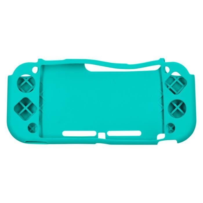 coque silicone souple pour nintendo switch lite coque peau housse complete housses pour de protection nsl console green hbo195 cdiscount informatique
