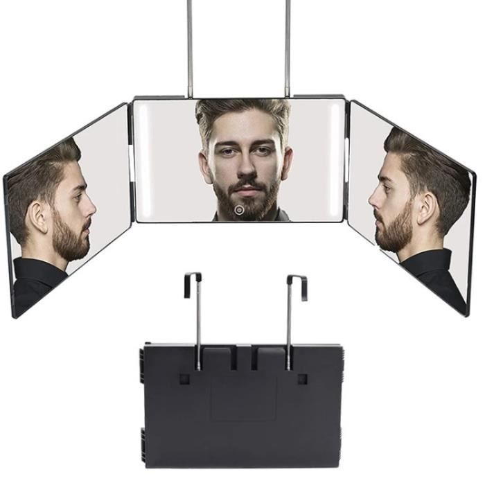 Miroir De Maquillage Rotatif Garneck - Double Face, Rotation 360°, Design Vintage - Pour Table De Toilette, Salle De Bain, Chambre