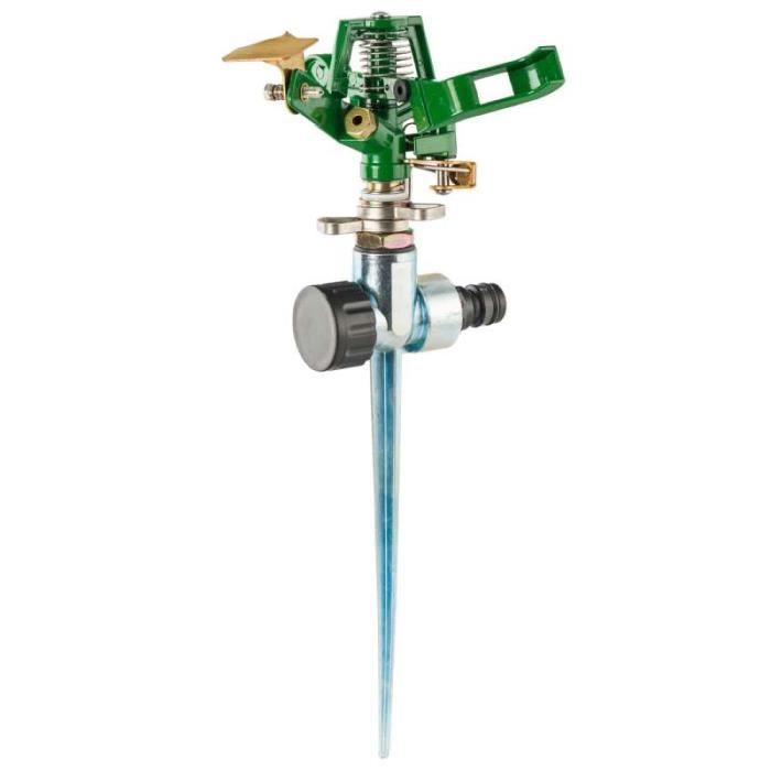 Arroseur à 360 Degrés En Métal, Arroseur De Pelouse De Jardin, Arroseur