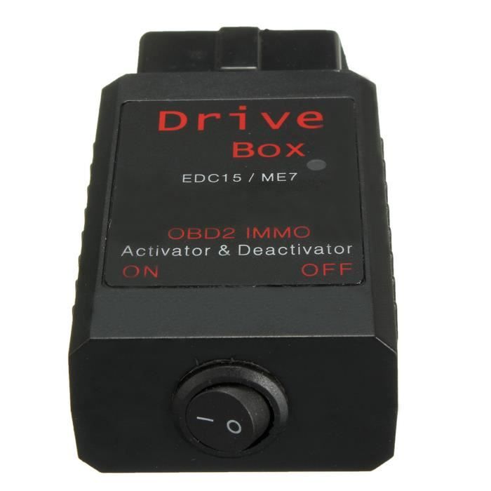 Boîtier Antidémarrage OBD2 IMMO – Protection Anti-Vol Voiture Simple & Efficace – Compatible EDC15 ME7 – Noir Robuste !
