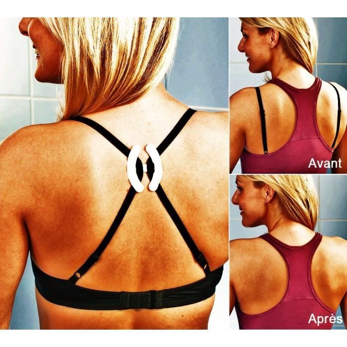 Clips Pour Bretelles De Soutien-gorge - Lot De 3 - Rehausseur De Décolleté Invisible - Pour Femmes