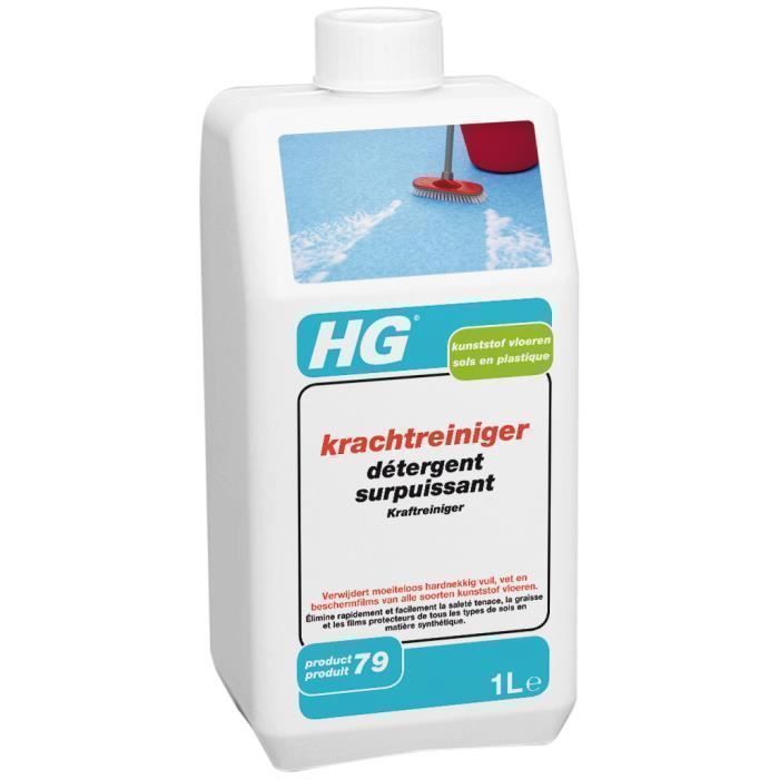 Hg Detergent Surpuissant Pour Sols En Plastique Liquide Concentre 1 L Linoleum 50 M Bouteille Cdiscount Maison