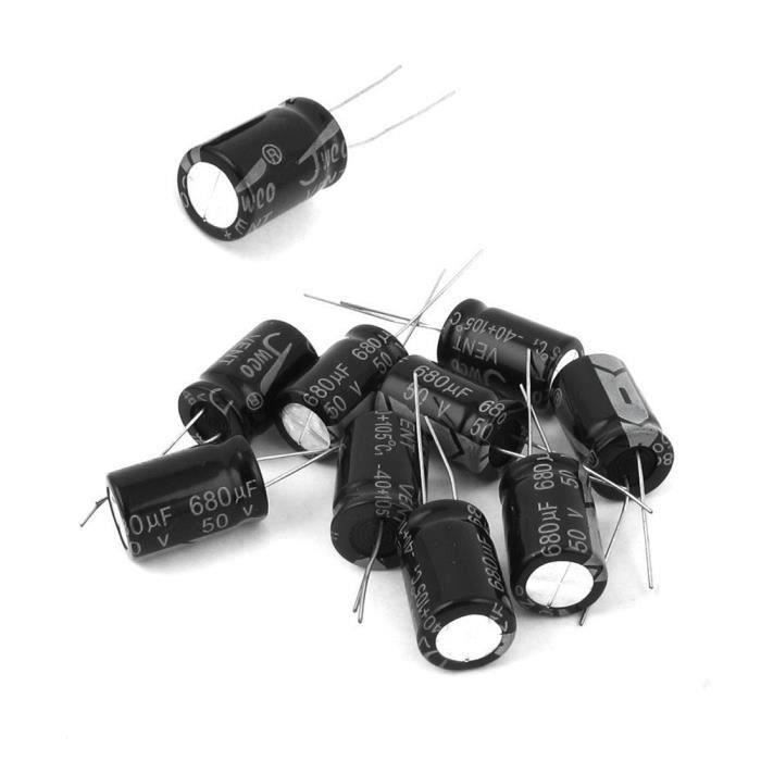 20pcs radiale électrolytiques condensateur 1uf 50 V Cv