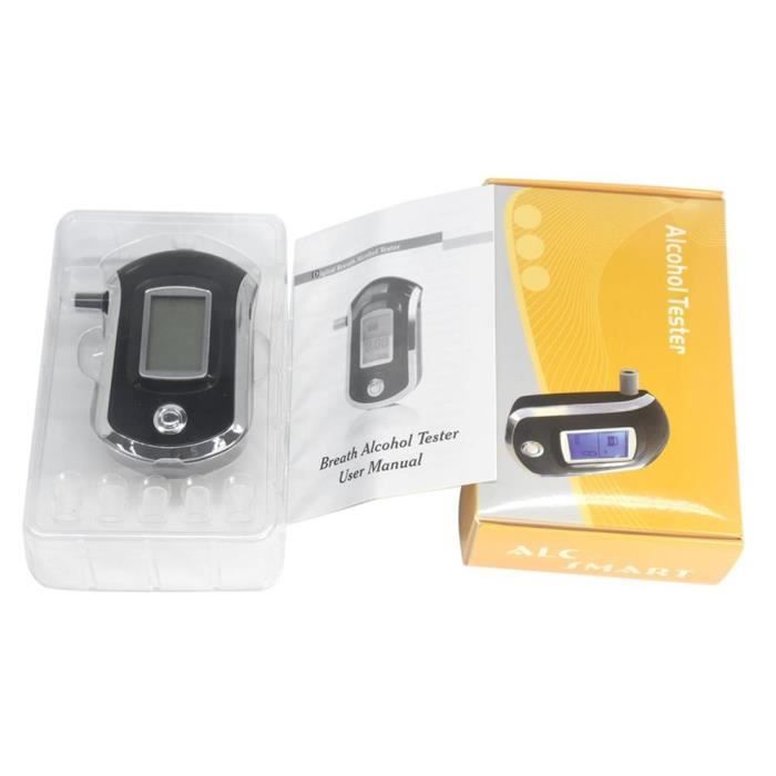 Testeur numérique Portable'alcoolémie avec écran Lcd, détecteur'haleine,  détecteur'alcoolémie, processus de T - Cdiscount Auto