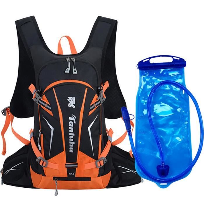 Sac D'hydratation Léger Pour Course, Trail, Vélo - Dos Aéré, Réservoir Inclus, Ultraléger