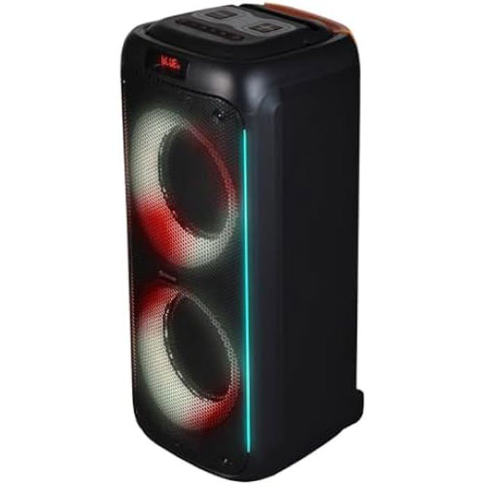 Haut-parleur Bluetooth - DENVER - BPS-458 - 1000 W - Effets lumineux RVB - Micro sans fil