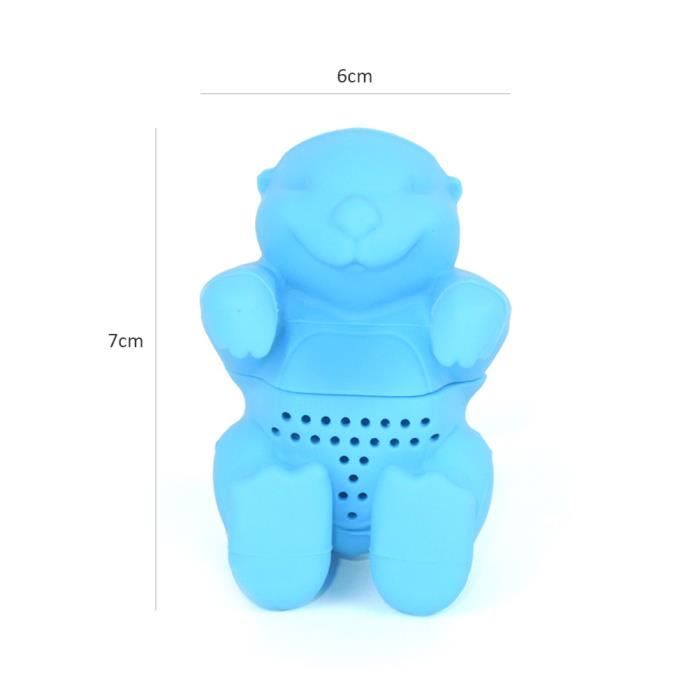 CES Filtre À Thé En Forme De Dinosaures (Jaune)Joli Infuseur À Thé En