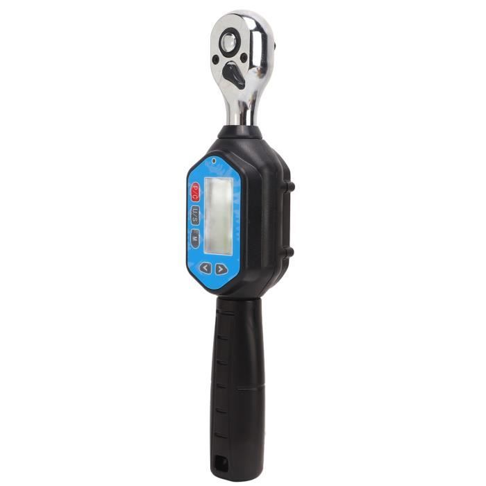 Clé Dynamométrique Numérique VEVOR 1/2 - Plage 34-340 N.m, Précision ±2% - Écran LED, Alerts Vibreur/son - Kit Avec Adaptateurs - 8
