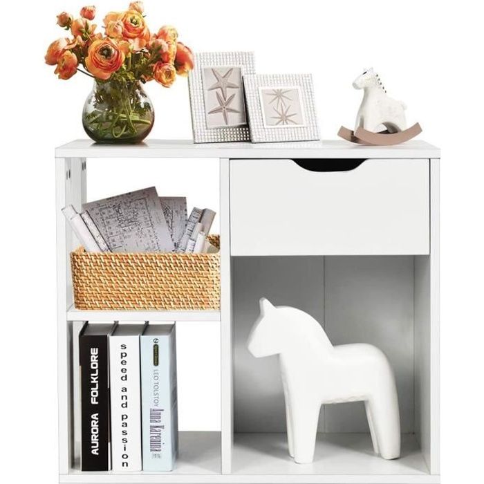 Table Console 3 Niveaux Avec Prises USB Et Tiroirs – Idéale Pour L'entrée Ou Le Salon !