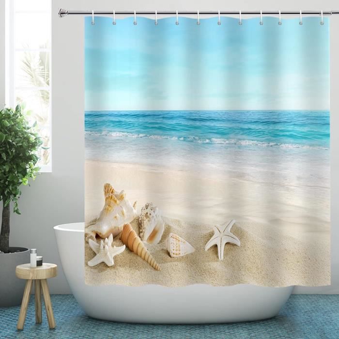 rideau-de-douche-motifs-d-oc-an-plage-mer-vagues-toiles-de-mer-et