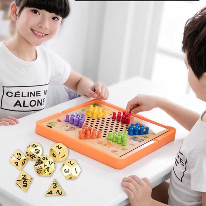 Ensemble de 3 dés polyédriques acryliques de Modèle B pour jeux de