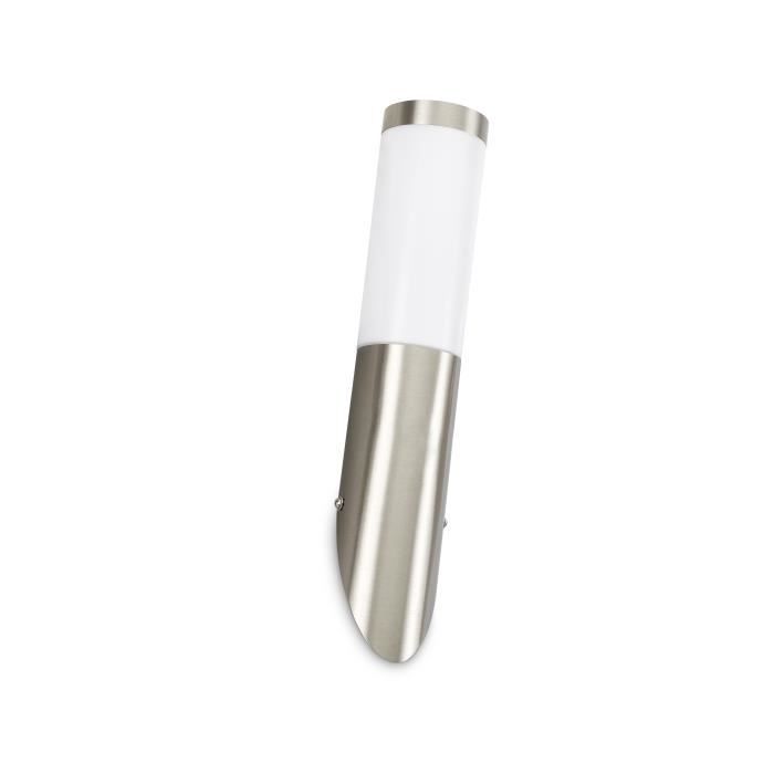 Applique torche Inox E27