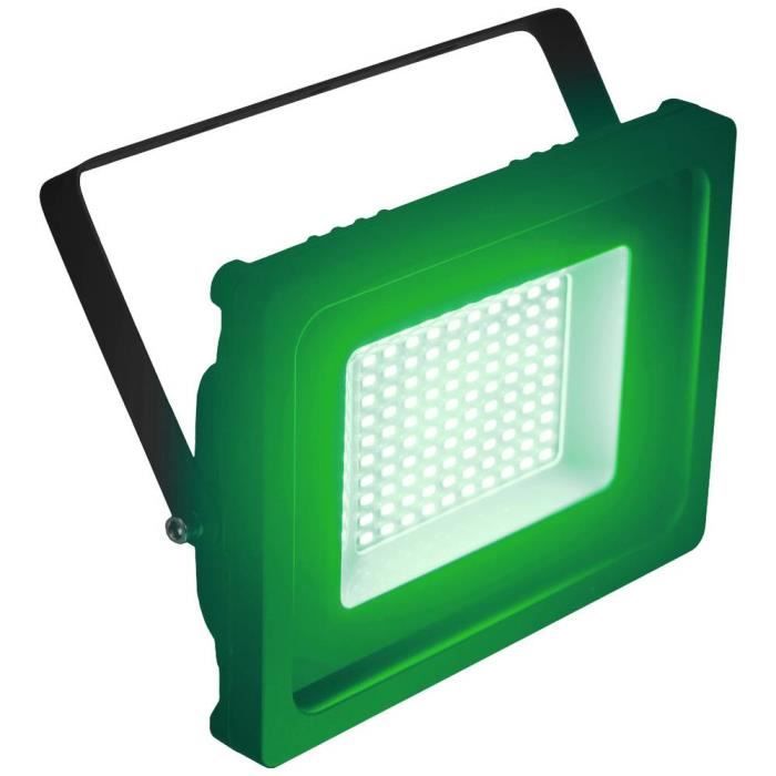 Projecteur dextérieur - EUROLITE - FL-50 - LED 55W - Couleur verte - IP65