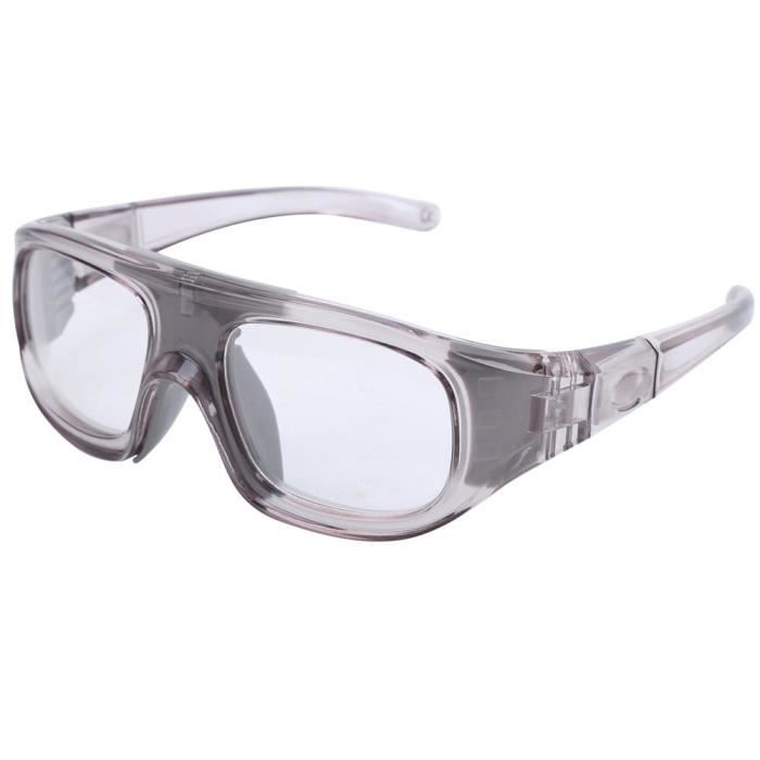 Garosa Lunettes de football Lunettes de basketball de sport PC r sistantes aux chocs Lunettes de protection amovibles mont es sur